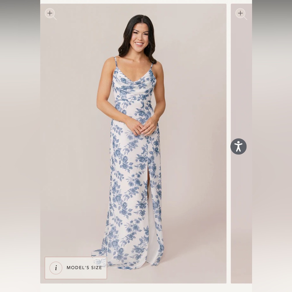 Revelry Ember Chiffon Floral Print Dress | Made To Order